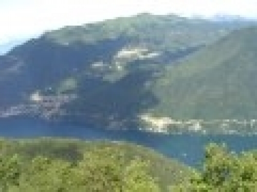 Il Lago di Como visto dal monte Colmegnone.
